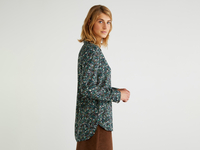 Benetton,  Bluse Mit Muster,  taglia XL,  Bunt,  Damen