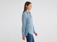 Benetton,  Bluse Mit Muster,  taglia XL,  Bunt,  Damen