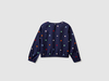 Benetton,  Bluse Mit Print,  taglia S,  Blau,  Kinder