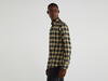 Benetton,  Flanellhemd Mit Karomuster,  taglia S,  Beige,  Herren