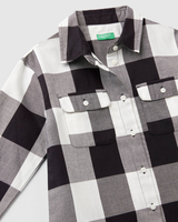 Benetton,  Flanellhemd Mit Karomuster,  taglia XL,  Bunt,  Kinder