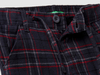 Benetton,  Flanellhose Mit Karomuster,  taglia 98,  Blau,  Kinder