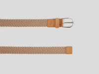 Benetton,  Flechtgürtel,  taglia L,  Beige,  Herren