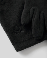 Benetton,  Fleece-handschuhe,  taglia L,  Schwarz,  Kinder