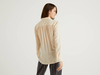 Benetton,  Fließende Bluse Mit Raffungen,  taglia XS,  Beige,  Damen