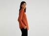 Benetton,  Fließende Bluse Mit Raffungen,  taglia XS,  Braun,  Damen