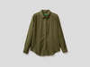 Benetton,  Fließende Bluse Mit Raffungen,  taglia XS,  Militärgrün,  Damen
