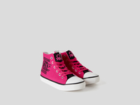 Benetton,  Hohe Sneakers Mit Print,  taglia 30,  Fuchsia,  Kinder