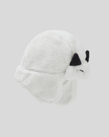 Benetton,  Hut Aus Fleece Mit Ohrwärmern,  taglia 74,  Cremeweiss,  Kinder