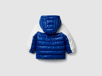 Benetton,  Jacke "eco-recycle" Mit Logo,  taglia 90,  Verkehrsblau,  Kinder