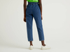 Benetton Online exclusive,  Hose Aus Denim In 100% Baumwolle,  taglia L,  Blassblau,  Damen