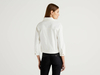 Benetton Online exclusive,  Jacke Aus Denim In 100% Baumwolle,  taglia 44,  Weiss,  Damen