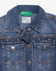 Benetton Online exclusive,  Jacke Aus Denim "eco-recycle",  taglia 2Y,  Blau,  Kinder