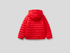 Benetton Online exclusive,  Jacke Mit Kapuze Aus Technischem Stoff,  taglia 2Y,  Rot,  Kinder