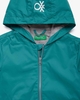 Benetton Online exclusive,  Leichte Kapuzenjacke,  taglia KL,  Petrolgrün,  Kinder