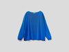 Benetton Online exclusive,  Pullover Aus Baumwolle Mit Rundausschnitt,  taglia M,  Verkehrsblau,  Damen