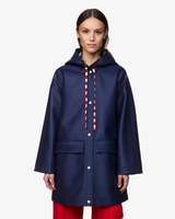 Benetton Online exclusive,  Regenjacke Mit Kapuze,  taglia L,  Dunkelblau,  Damen