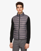 Benetton Online exclusive,  Ärmellose,  Ultraleichte Daunenjacke,  taglia XL,  Dunkelgrau,  Herren