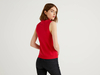 Benetton Online exclusive,  Ärmelloser Pullover In Einer Cashmeremischung,  taglia L,  Rot,  Damen