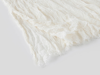 Benetton Online exclusive,  Schal Mit Knitter-effekt,  taglia OS,  Cremeweiss,  Damen