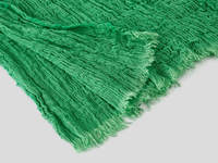 Benetton Online exclusive,  Schal Mit Knitter-effekt,  taglia OS,  Grün,  Damen