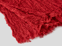 Benetton Online exclusive,  Schal Mit Knitter-effekt,  taglia OS,  Rot,  Damen