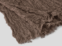 Benetton Online exclusive,  Schal Mit Knitter-effekt,  taglia OS,  Taubengrau,  Damen
