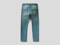 Benetton Online exclusive,  Skinny-fit-jeans Mit Vintage-effekt,  taglia 1Y,  Blassblau,  Kinder