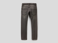 Benetton Online exclusive,  Skinny-fit-jeans Mit Vintage-effekt,  taglia L,  Schwarz,  Kinder