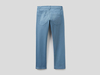 Benetton Online exclusive,  Slim-fit-hose Mit Fünf Taschen,  taglia S,  Blassblau,  Kinder