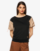 Benetton Online exclusive,  Sweatshirt Mit Kurzen Ärmeln,  taglia S,  Schwarz,  Damen