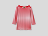 Benetton Online exclusive,  T-shirt Aus Reiner Baumwolle Mit 3/4-ärmeln,  taglia S,  Rot,  Damen