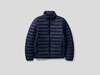Benetton Online exclusive,  Ultraleichte Daunenjacke Im Slim Fit,  taglia EL,  Dunkelblau,  Herren
