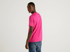 Benetton,  Personalisierbares T-shirt In Fuchsia,  taglia M,  Fuchsia,  Herren
