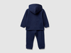 Benetton,  Set Aus Sweatstoff Mit Kapuze,  taglia 62,  Dunkelblau,  Kinder