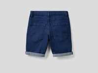 Benetton,  Slim-fit-bermuda,  taglia S,  Dunkelblau,  Kinder