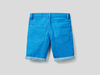 Benetton,  Slim-fit-bermuda,  taglia S,  Hellblau,  Kinder