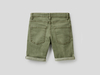 Benetton,  Slim-fit-bermuda,  taglia S,  Militärgrün,  Kinder