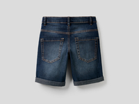 Benetton,  Slim-fit-bermuda,  taglia XS,  Blau,  Kinder