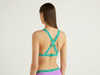 Benetton,  Sportliches Bikini Triangel Aus Econyl®,  taglia S,  Flieder,  Damen