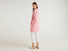 Benetton,  Staubmantel Aus 100% Leinen,  taglia 38,  Pink,  Damen