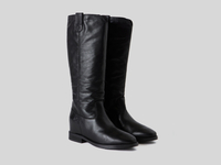 Benetton,  Stiefel Aus Leder,  taglia 40,  Schwarz,  Damen