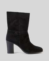 Benetton,  Stiefeletten Aus Rauleder,  taglia 40,  Schwarz,  Damen