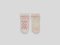 Benetton,  2er-pack Rutschfeste Socken,  taglia 74,  Bunt,  Kinder