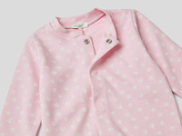 Benetton,  5-teiliges Set Aus Reiner Baumwolle,  taglia 68,  Zartrosa,  Kinder