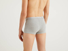 Benetton,  Anliegende Boxershorts Aus Bio-baumwolle,  taglia L,  Grau,  Herren