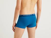 Benetton,  Anliegende Boxershorts Aus Bio-baumwolle,  taglia XL,  Blassblau,  Herren
