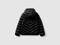 Benetton,  Anorak Mit Kapuze,  taglia KL,  Schwarz,  Kinder