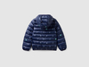 Benetton,  Anorak Mit Print,  taglia M,  Dunkelblau,  Kinder