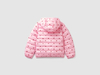 Benetton,  Anorak Mit Print,  taglia M,  Pink,  Kinder